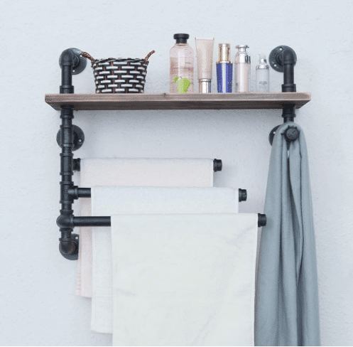 Industrial Towel Rack