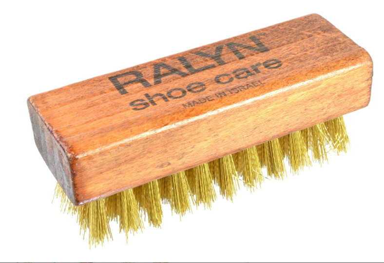 Brass Bristle Suede Shoe Brush